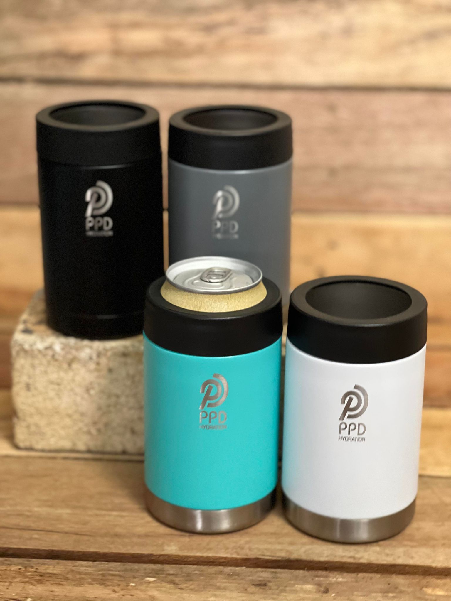 Stainless steel best sale can koozie