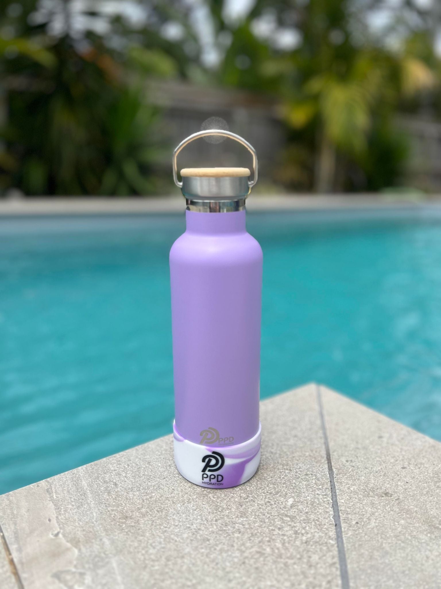 Hydro flask water bottle hot sale lilac