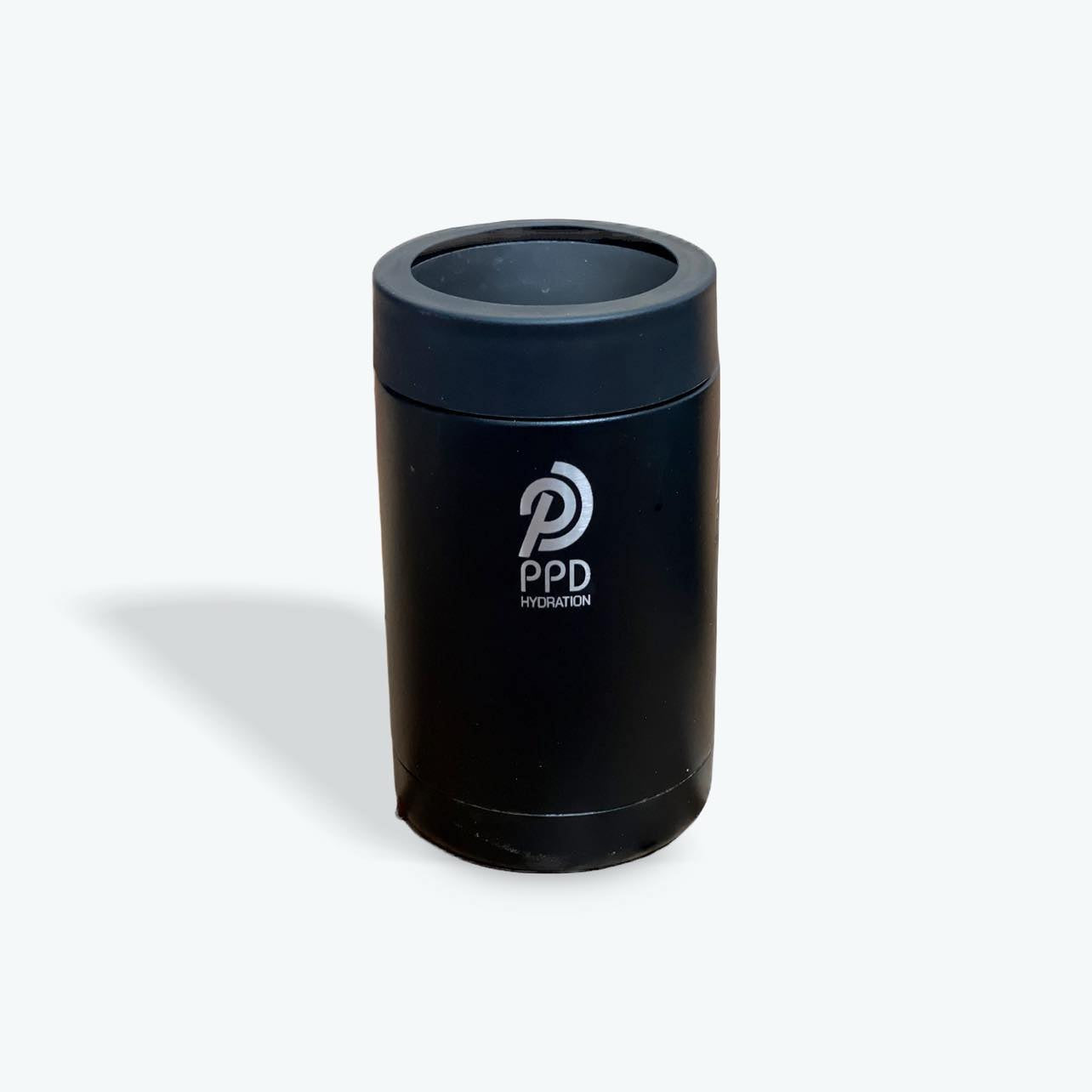 375ml can cooler koozie black