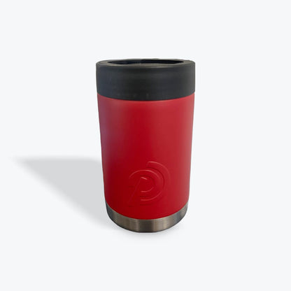 375ml can cooler koozie red