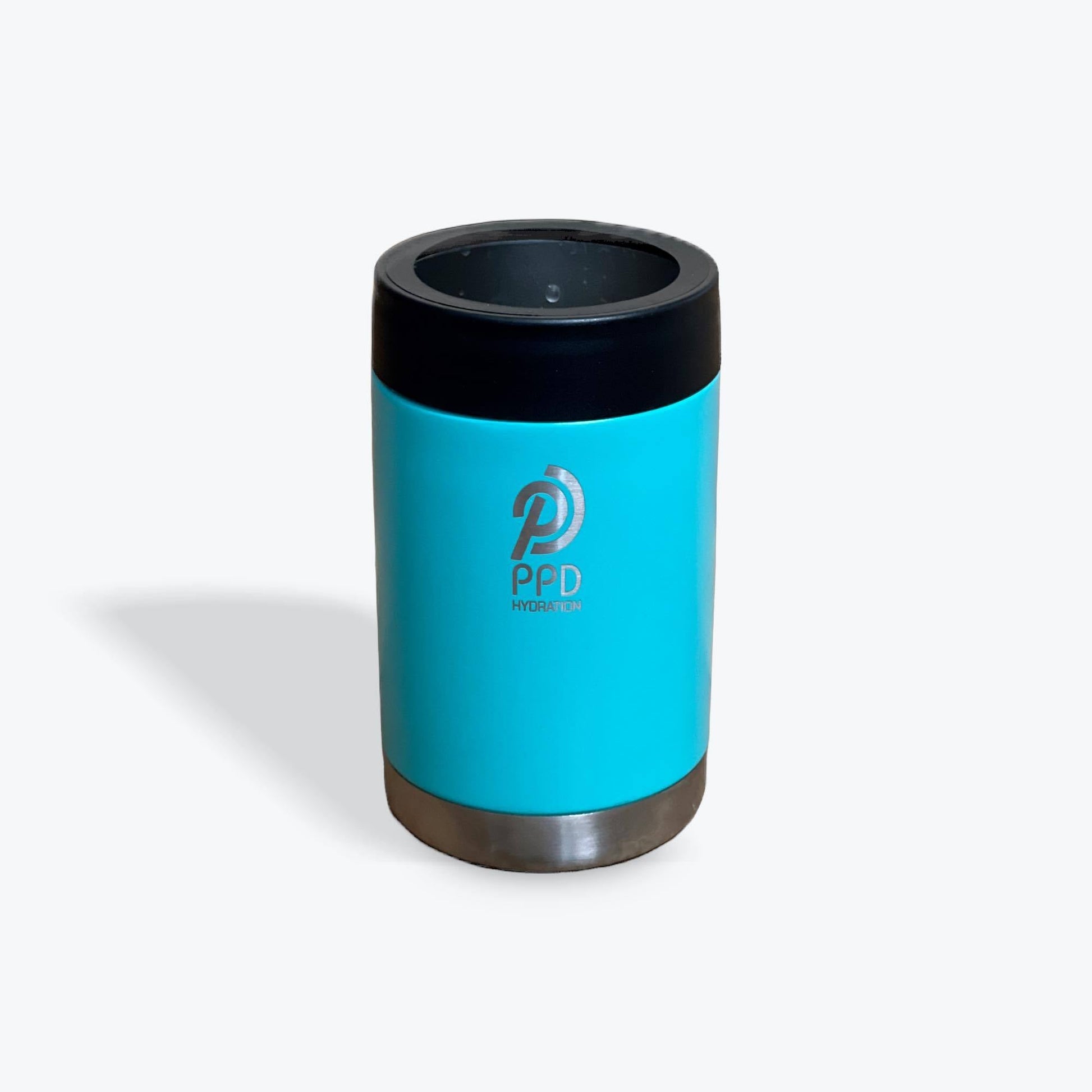 375ml can cooler koozie teal