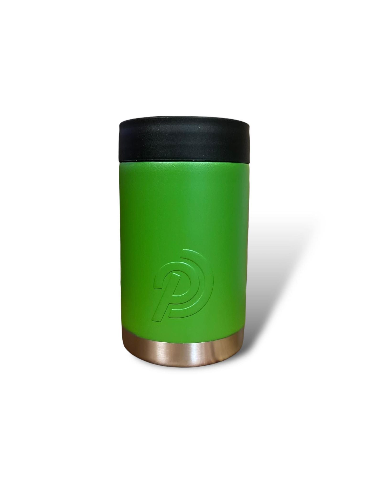 Green can cooler stainless steel double insulted Koozie 