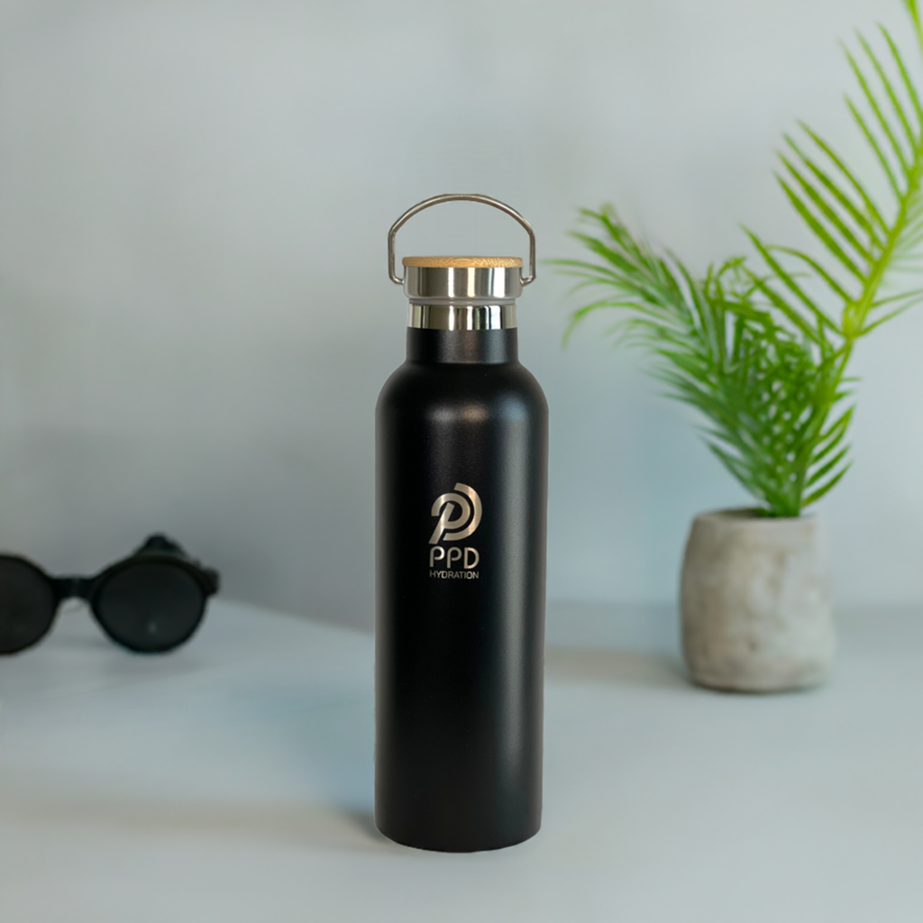 750ml Water Bottle - Black