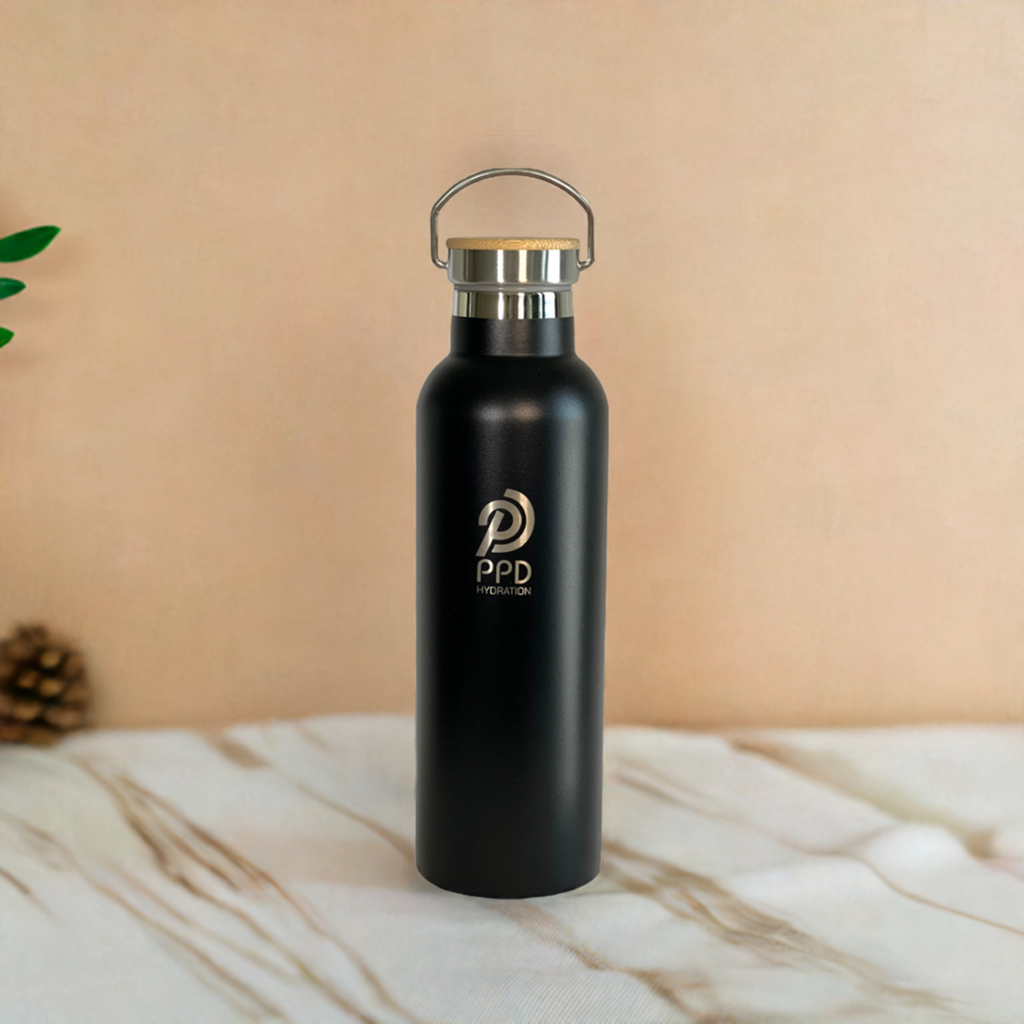 750ml Water Bottle - Black